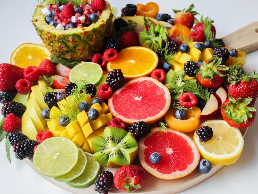 Fresh fruit platter