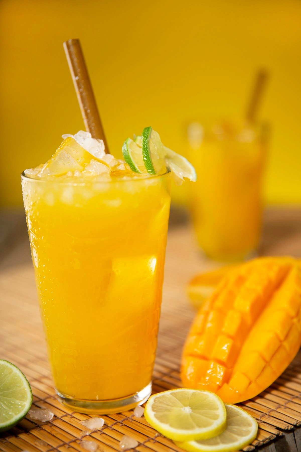 Fresh mango juice — made fresh, served cold